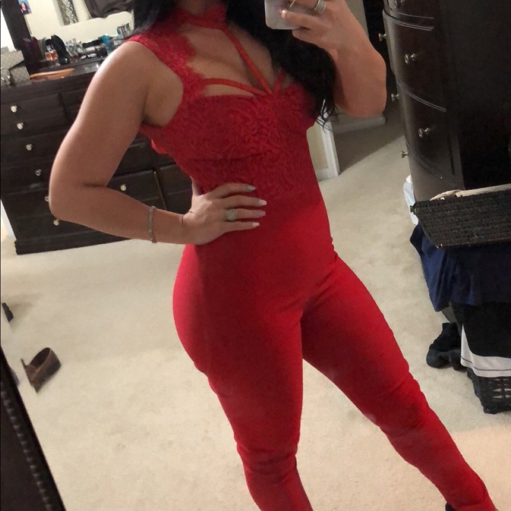 Red Medium jumpsuit